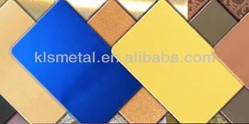 Color Stainless Steel Sheet 304 mirrow