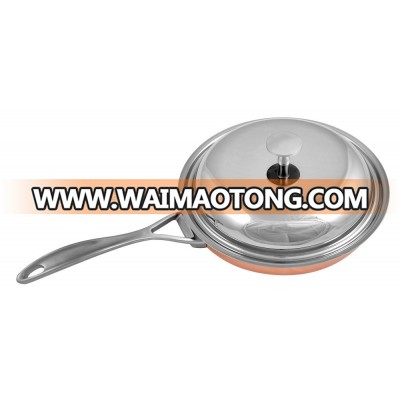 26cm New Frying pan /copper cookware/kitchen utensil/Titanium pan/ top cooker